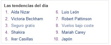 tendencias yahoo